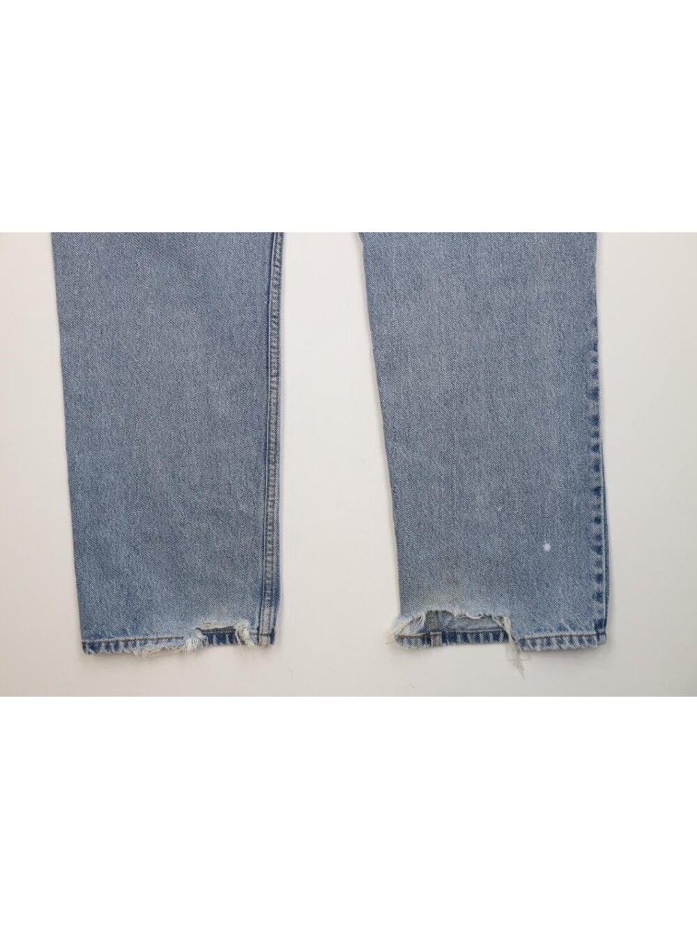 Vintage 90s Levis 505 Mens 38x30 Distressed Regular Fit Straight Leg Denim Jeans - Picture 13 of 16